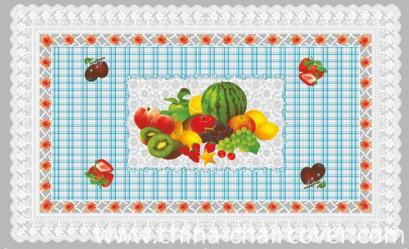 Independent Design LFGB Oko-Tex 100 Transparent Printed Tablecloth 80*130cm
